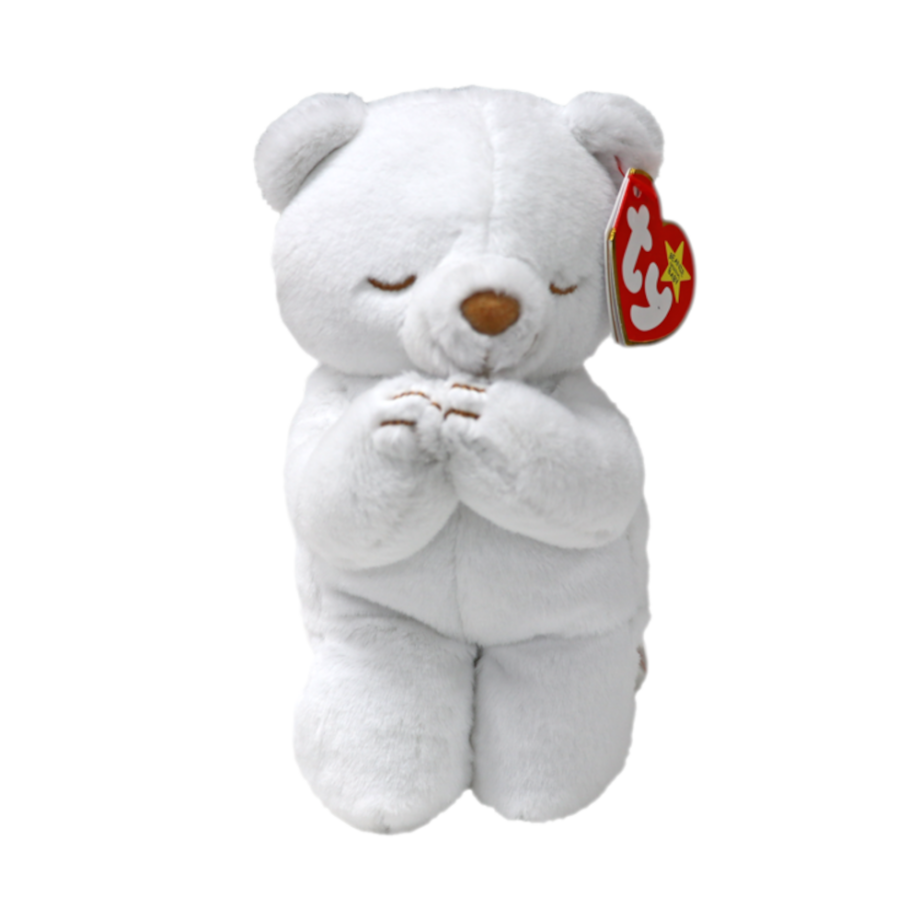 Muina Praying Bear Plush – Soft & Inspirational Collectible